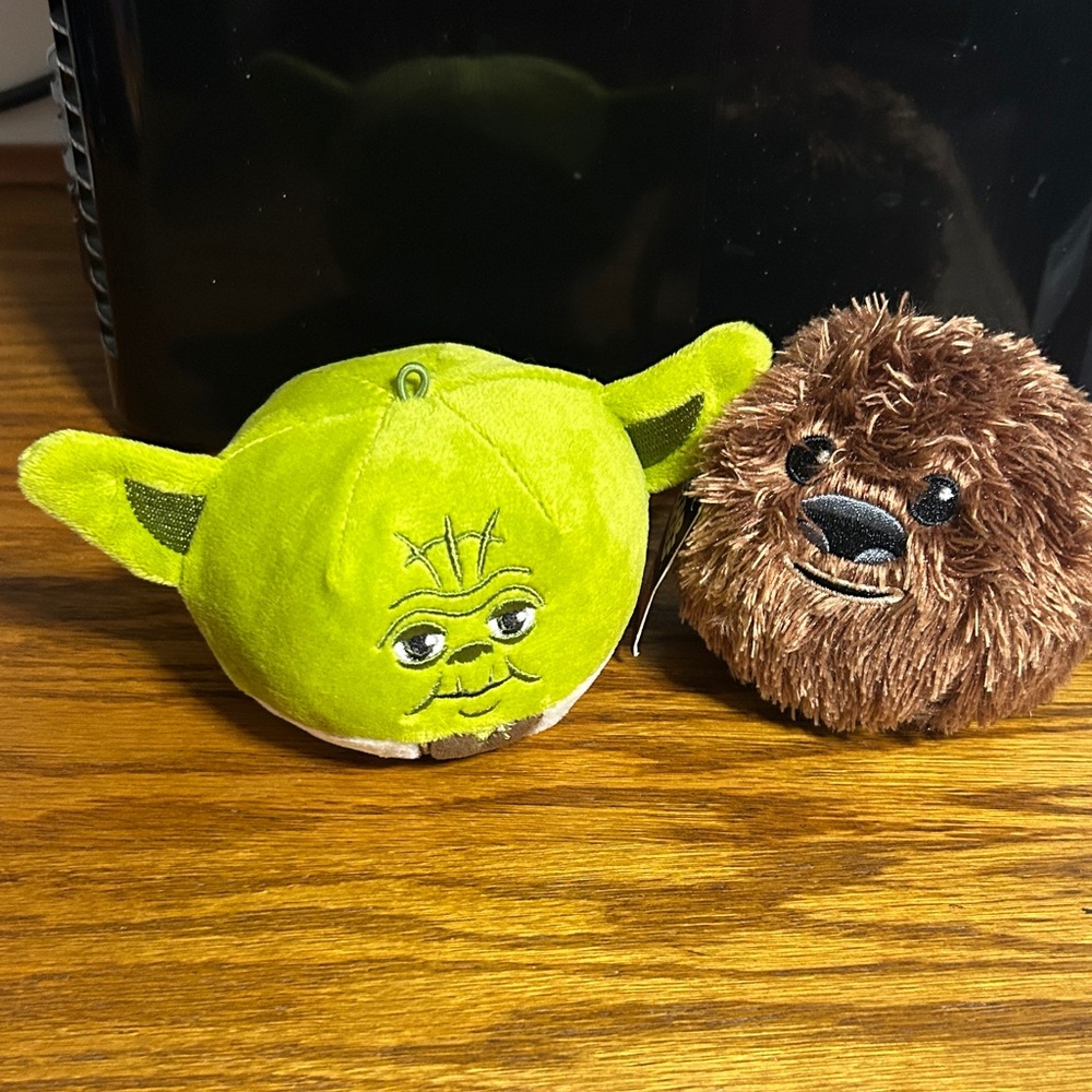 Disney Star Wars Yoda and Chewbacca Plush Set - Green and Brown